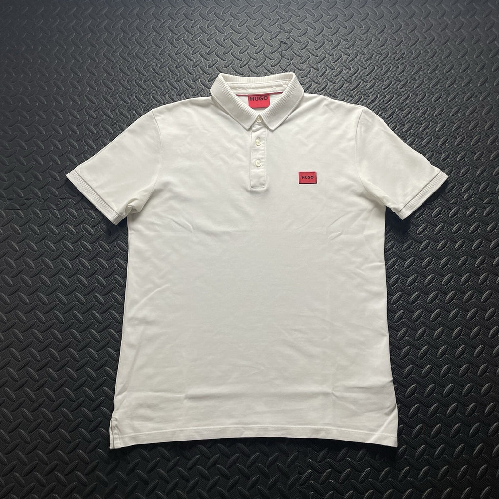 Hugo Boss White Polo Shirt | Men’s Slim Fit S / 3299