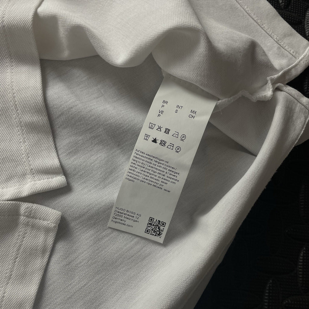 Hugo Boss White Polo Shirt | Men’s Slim Fit S / 2997