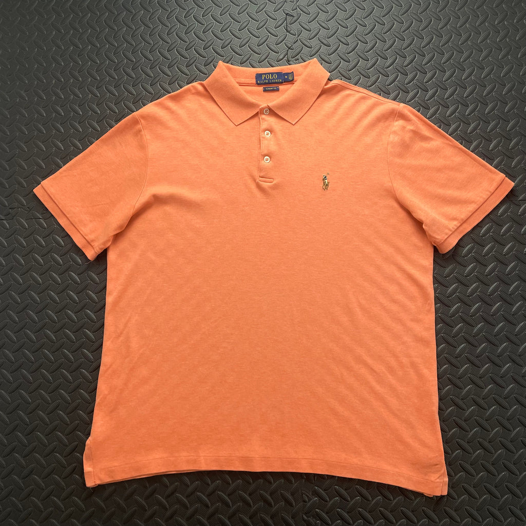 Ralph Lauren Soft Cotton Polo Shirt - Orange