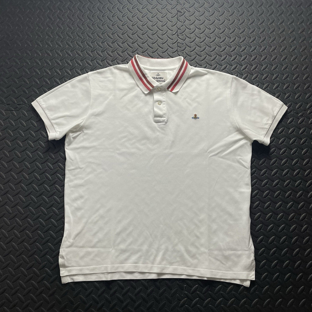 Vivienne Westwood White Polo Shirt | Men’s L / 3302
