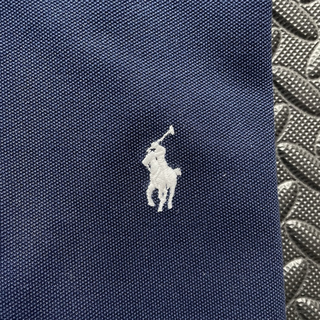 Ralph Lauren Navy Blue Polo Shirt | Men’s Slim Fit M