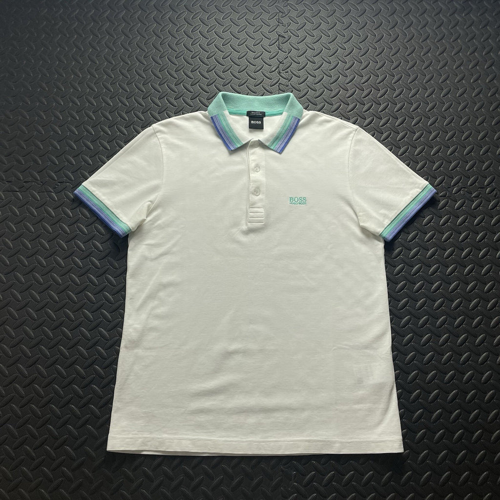 Hugo Boss White Polo Shirt | Men’s Classic Fit S