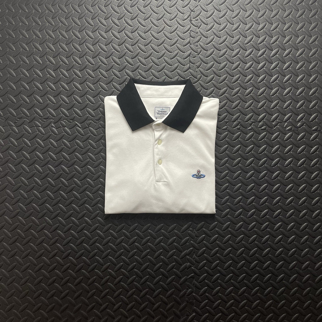 Vivienne Westwood White Polo Shirt | Men’s Slim Fit L / 3334