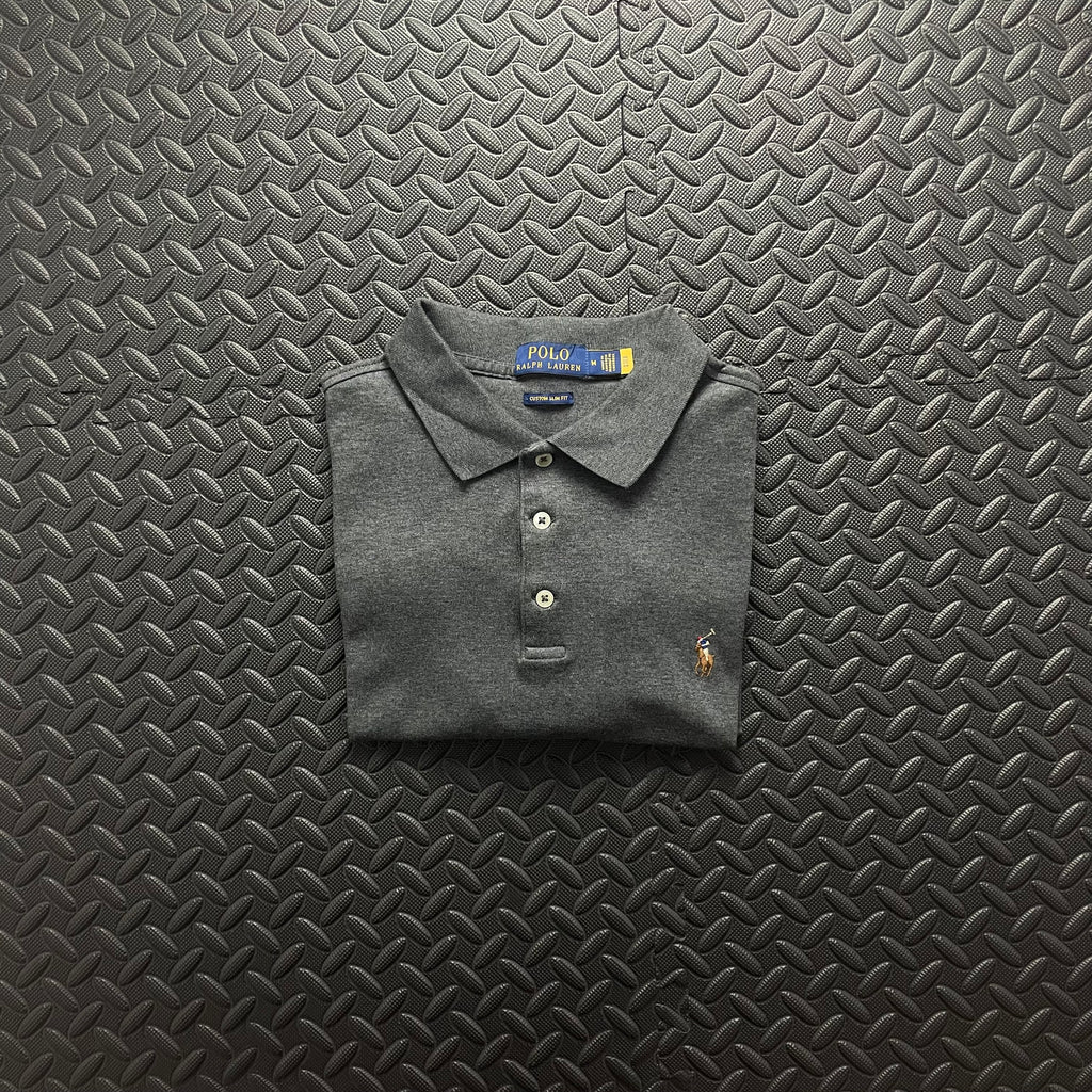 Ralph Lauren Soft Cotton Polo Shirt - Dark Grey