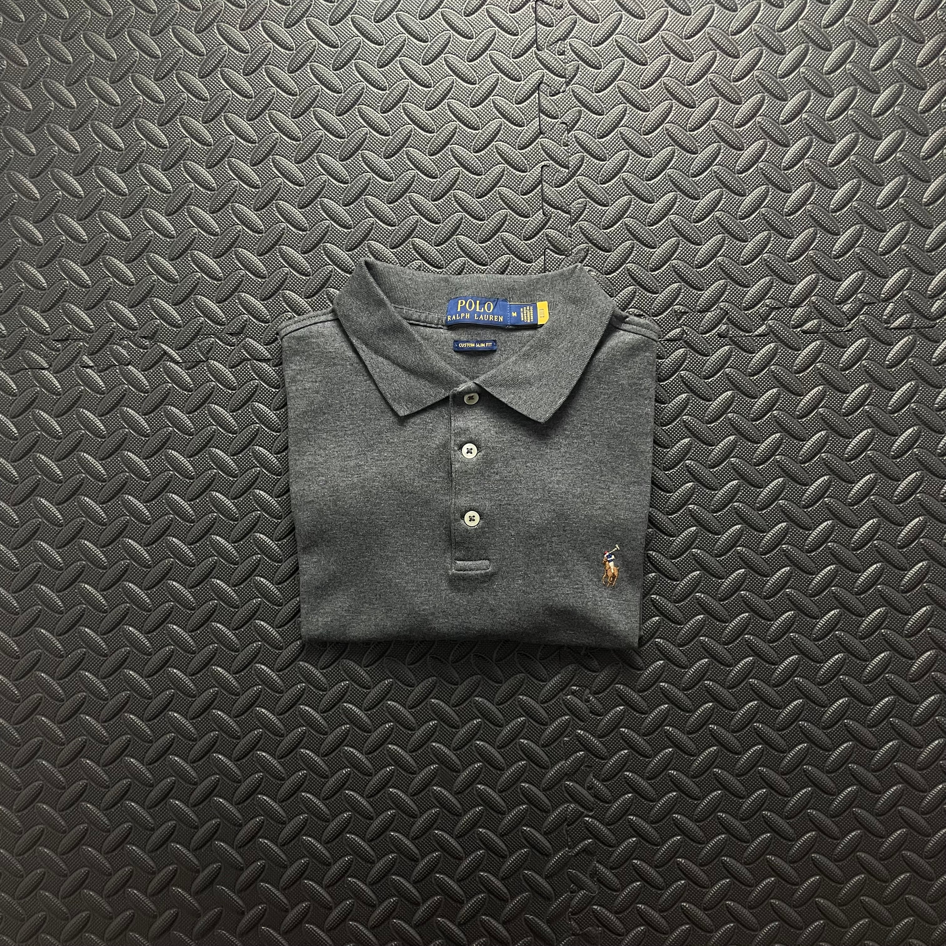 Ralph Lauren Soft Cotton Polo Shirt - Dark Grey
