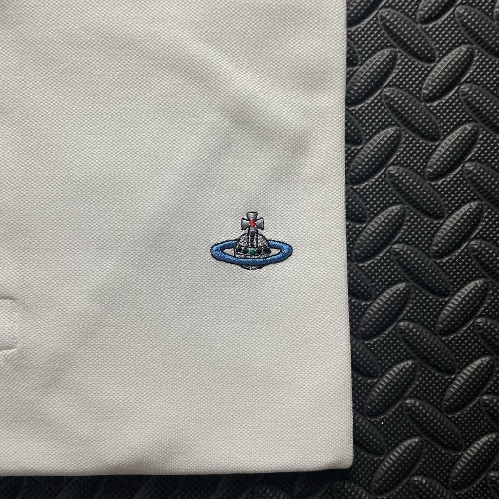 Vivienne Westwood White Polo Shirt | Men’s Slim Fit L / 3370