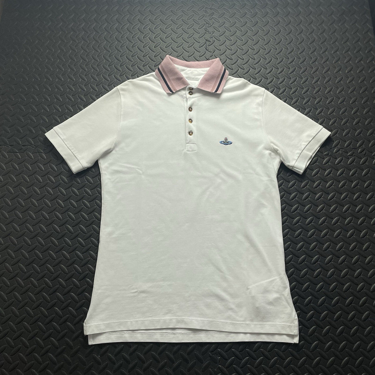 Vivienne Westwood White Polo Shirt | Men’s Slim Fit M / 3229