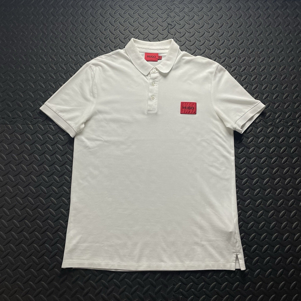 Hugo Boss White Polo Shirt | Men’s Slim Fit S