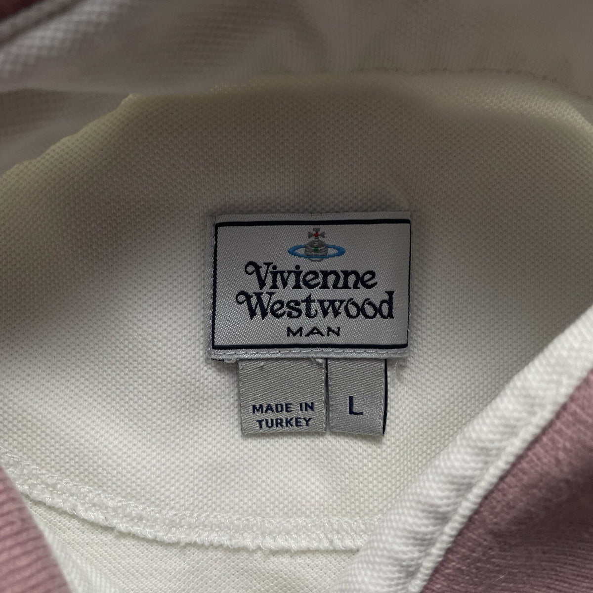 Vivienne Westwood White Polo Shirt | Men’s Slim Fit L / 3370