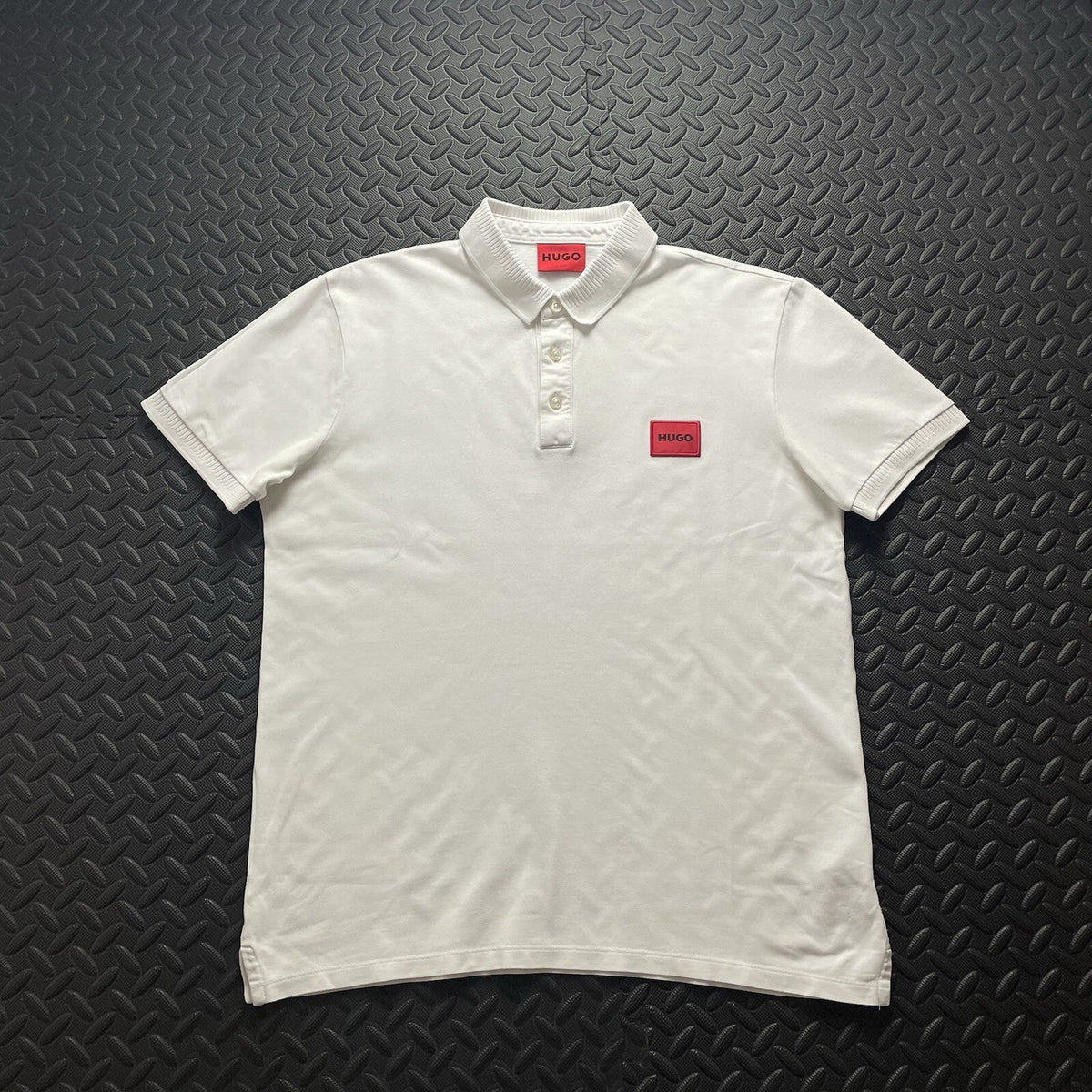 Hugo Boss White Polo Shirt | Men’s Slim Fit M / 3330