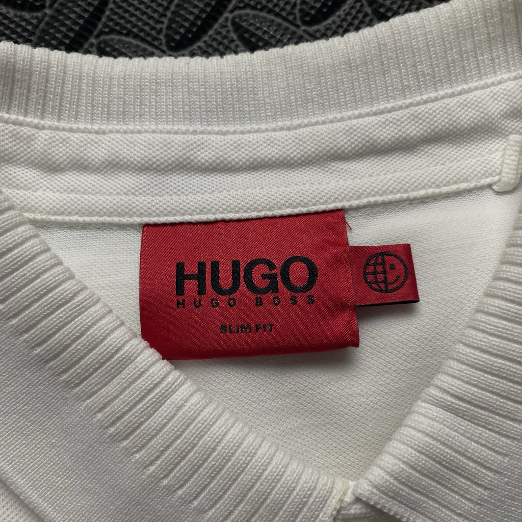 Hugo Boss White Polo Shirt | Men’s Slim Fit S