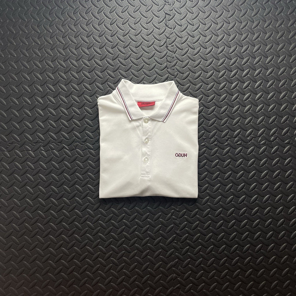 Hugo Boss White Polo Shirt | Men’s Slim Fit S