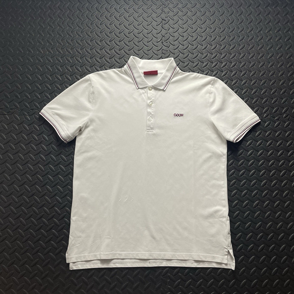 Hugo Boss White Polo Shirt | Men’s Slim Fit S