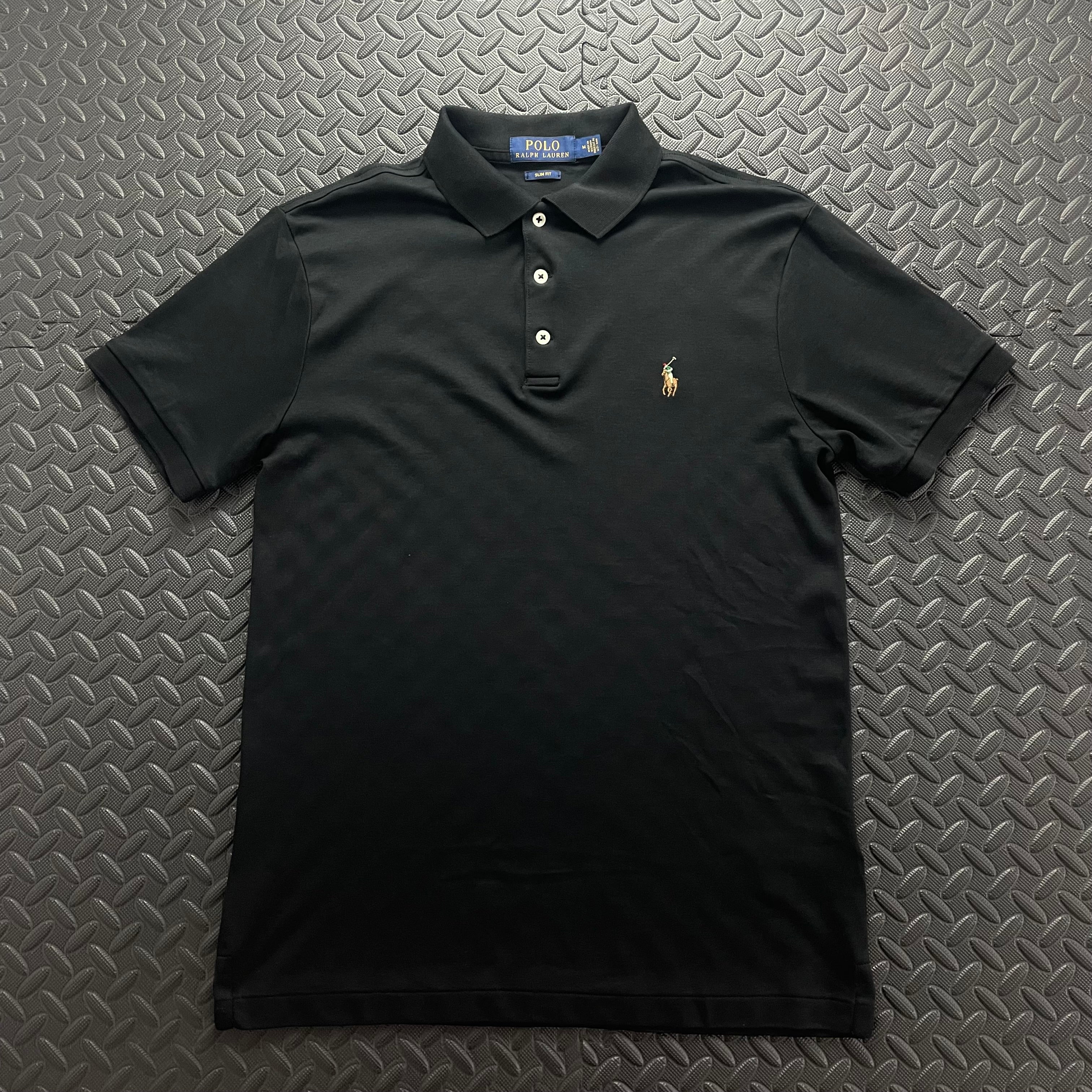 Ralph Lauren Soft Cotton Polo Shirt - Black