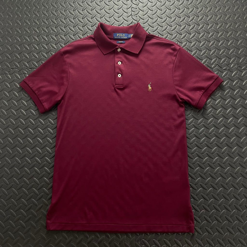 Ralph Lauren Soft Cotton Polo Shirt - Burgundy