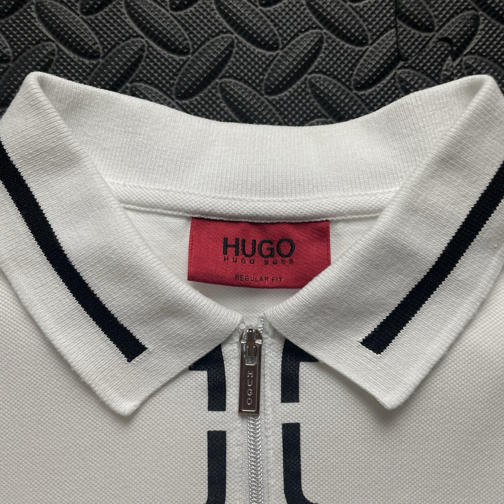 Hugo Boss White Polo Shirt | Men’s Slim Fit S