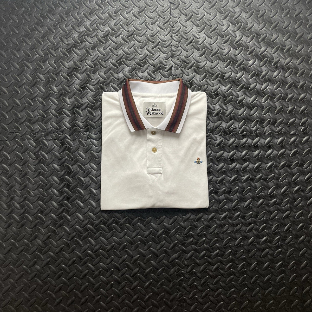 Vivienne Westwood White Polo Shirt | Men’s Slim Fit XL / 3303