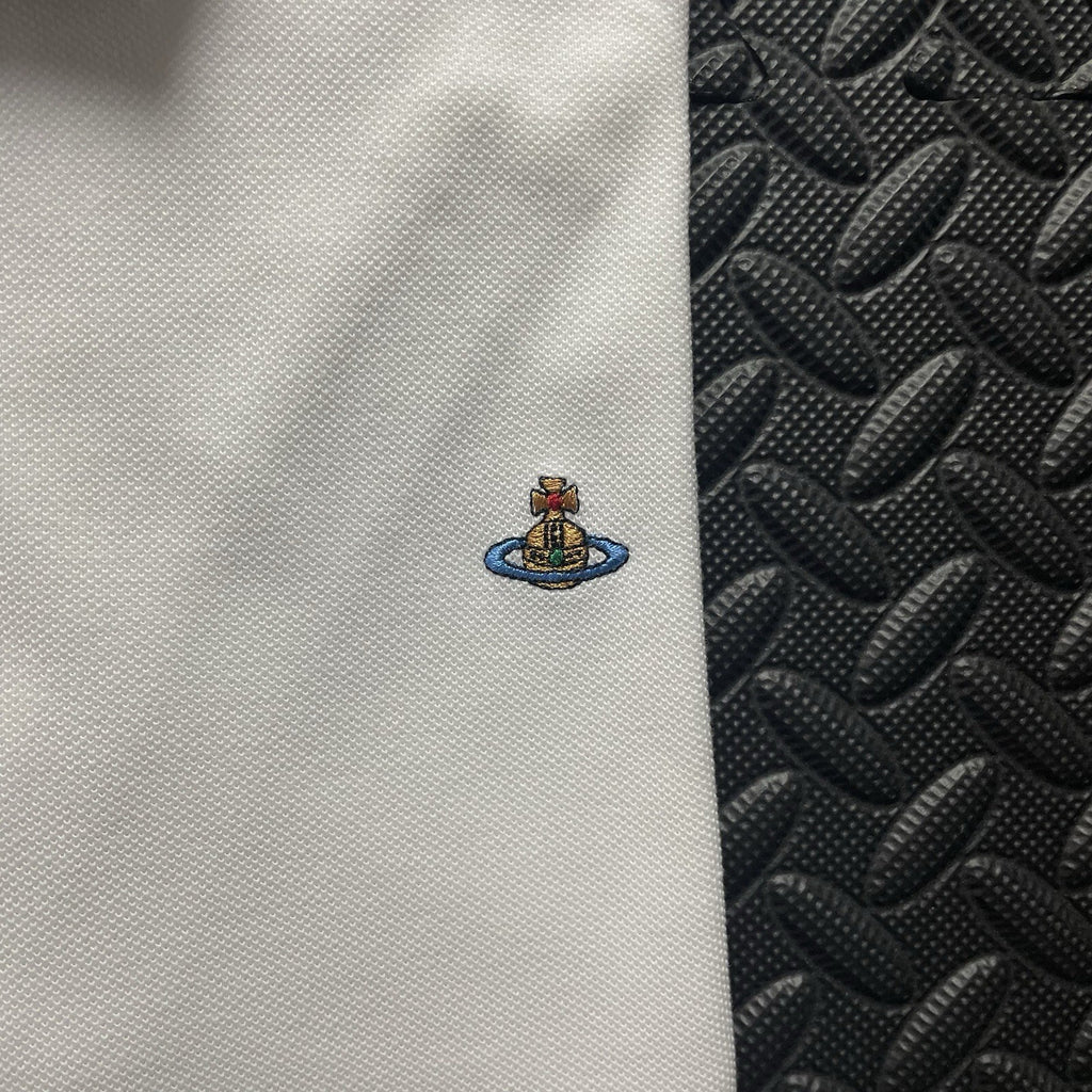 Vivienne Westwood White Polo Shirt | Men’s Slim Fit XL / 3303