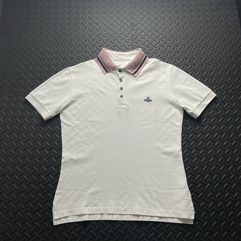 Vivienne Westwood White Polo Shirt | Men’s Slim Fit M 3120