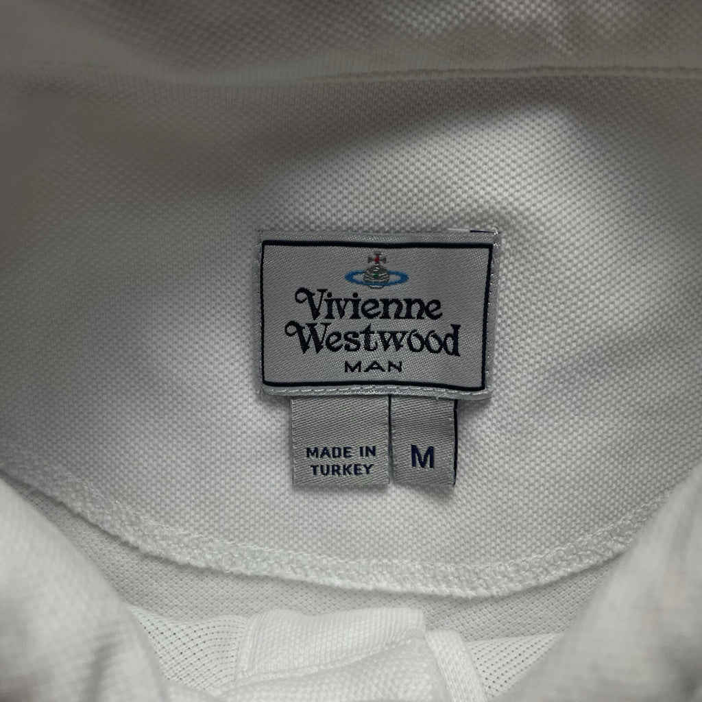 Vivienne Westwood White Polo Shirt | Men’s Slim Fit M 3120