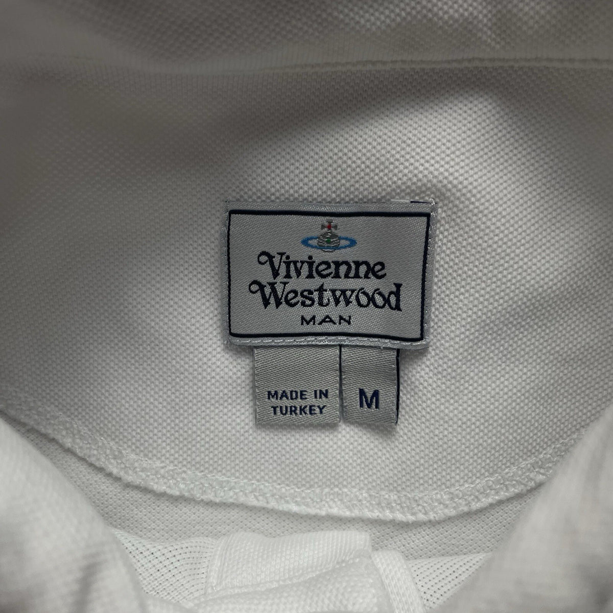 Vivienne Westwood White Polo Shirt | Men’s Slim Fit M 3120