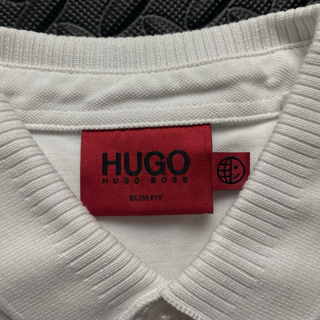 Hugo Boss White Polo Shirt | Men’s Slim Fit S / 2997