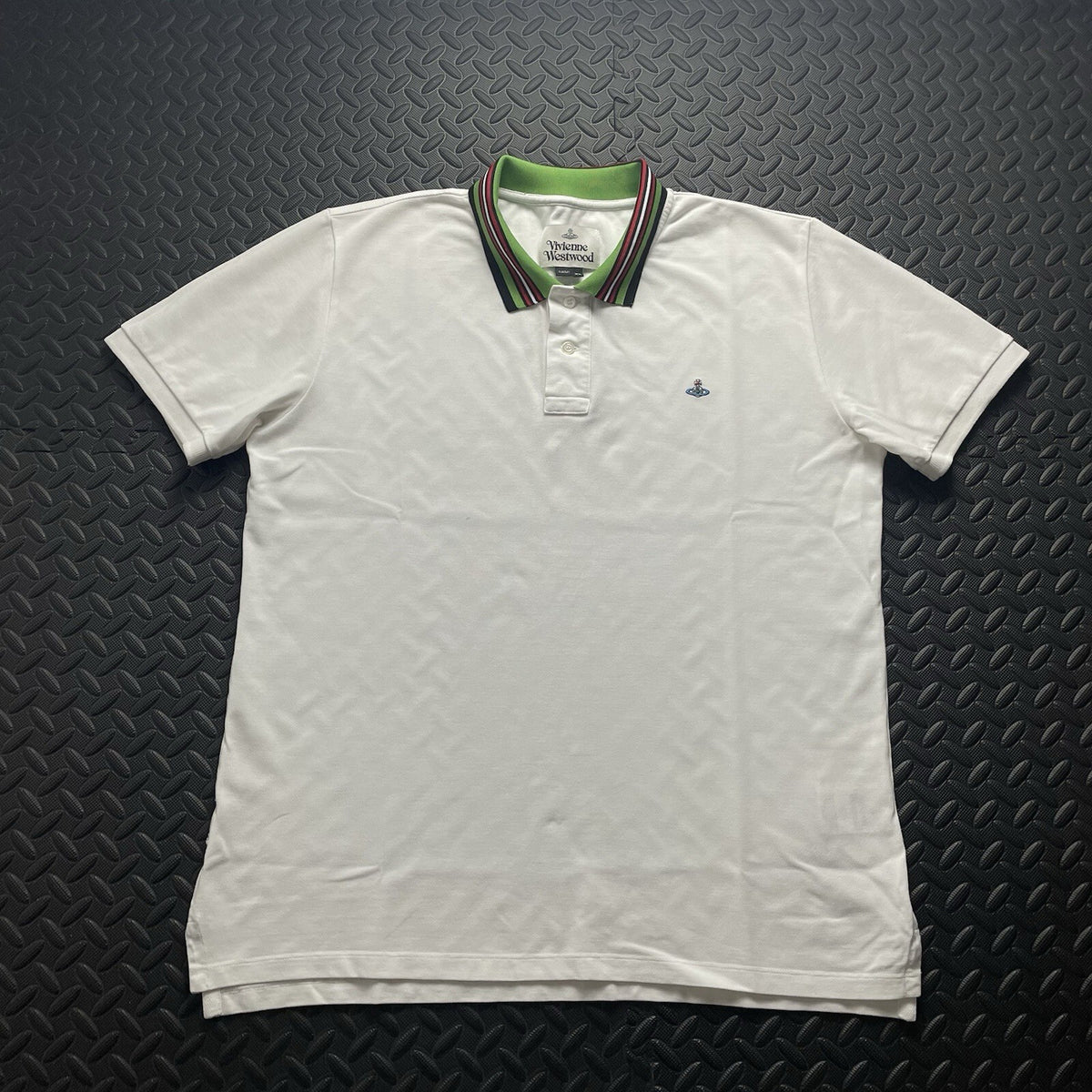 Vivienne Westwood White Polo Shirt | Men’s Slim Fit XL / 3304