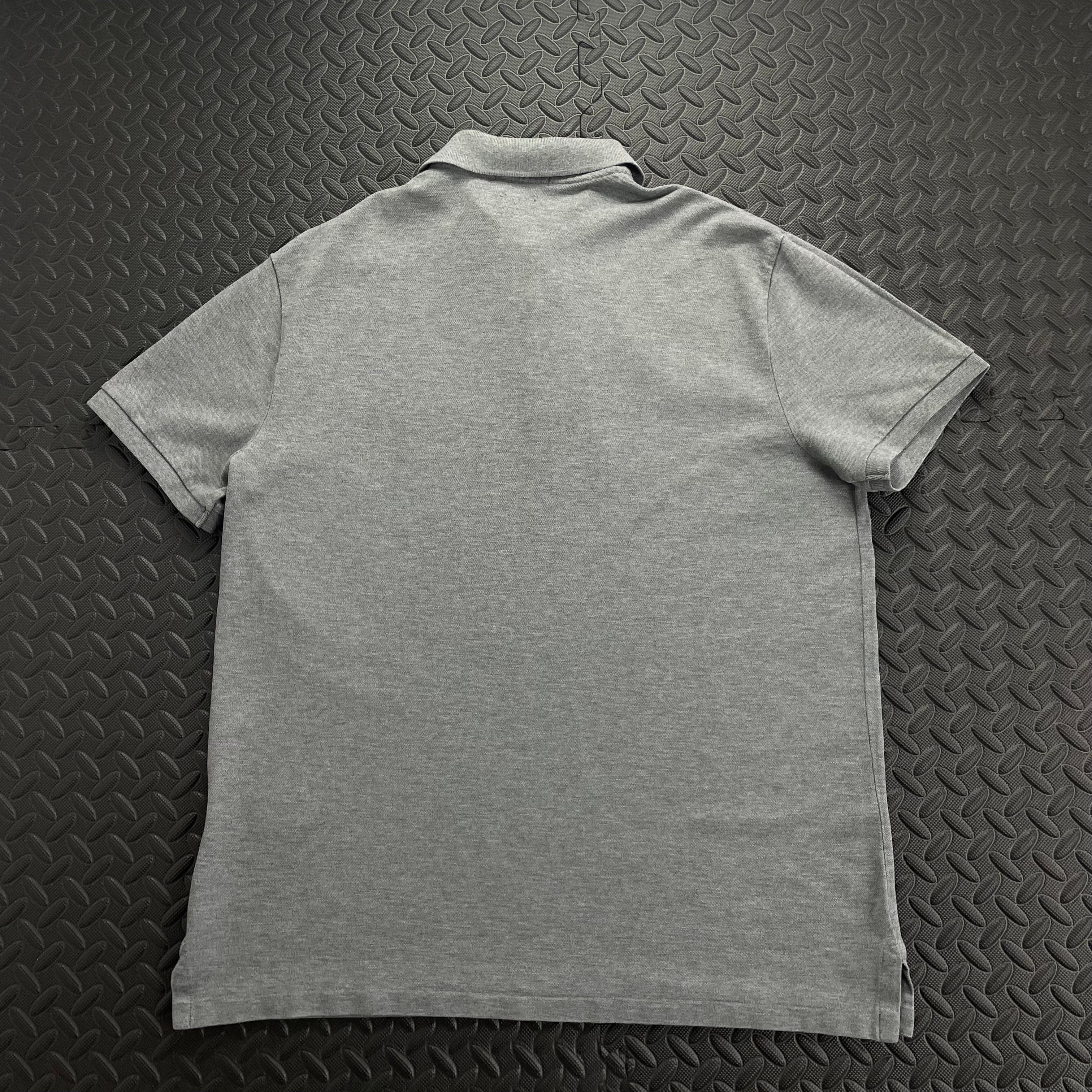 Ralph Lauren Slim Fit Stretch Mesh Polo Shirt - Light Grey