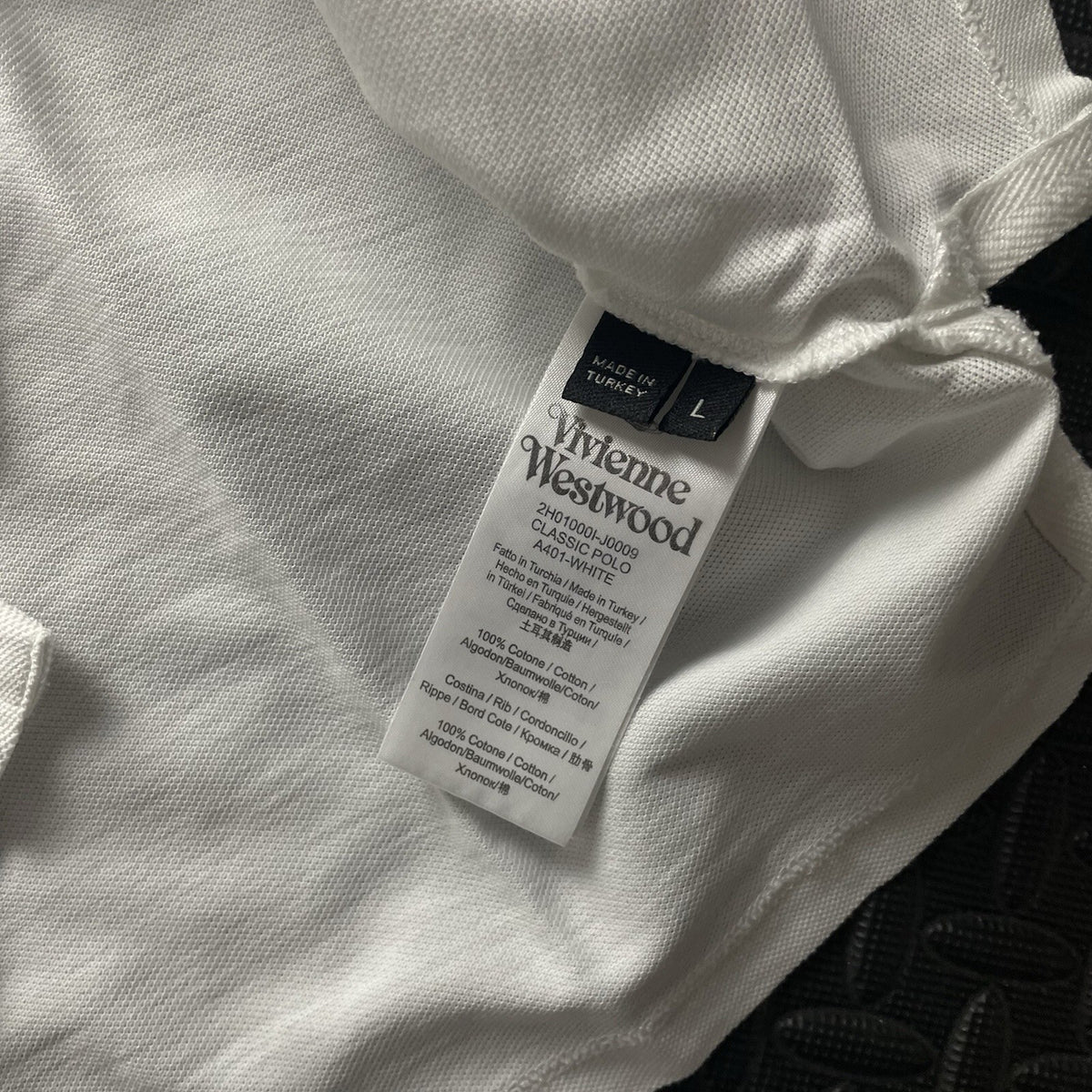 Vivienne Westwood White Polo Shirt | Men’s L / 3302