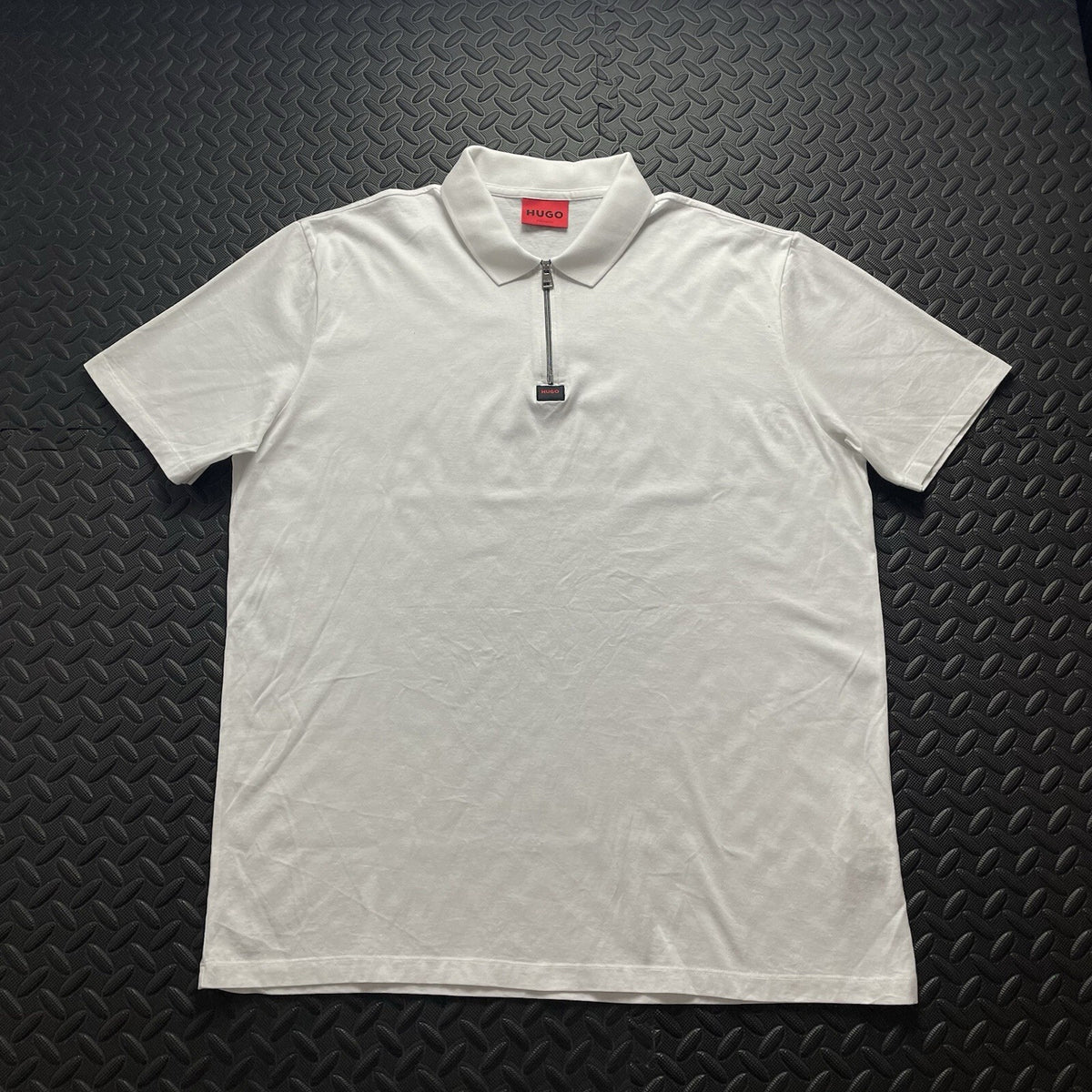 Hugo Boss White Polo Shirt | Men’s Classic Fit XL