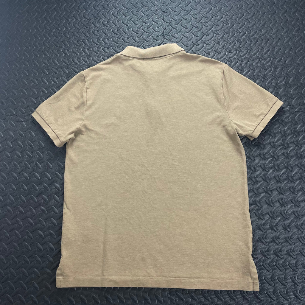Ralph Lauren Quarter Zip Polo Shirt - Beige