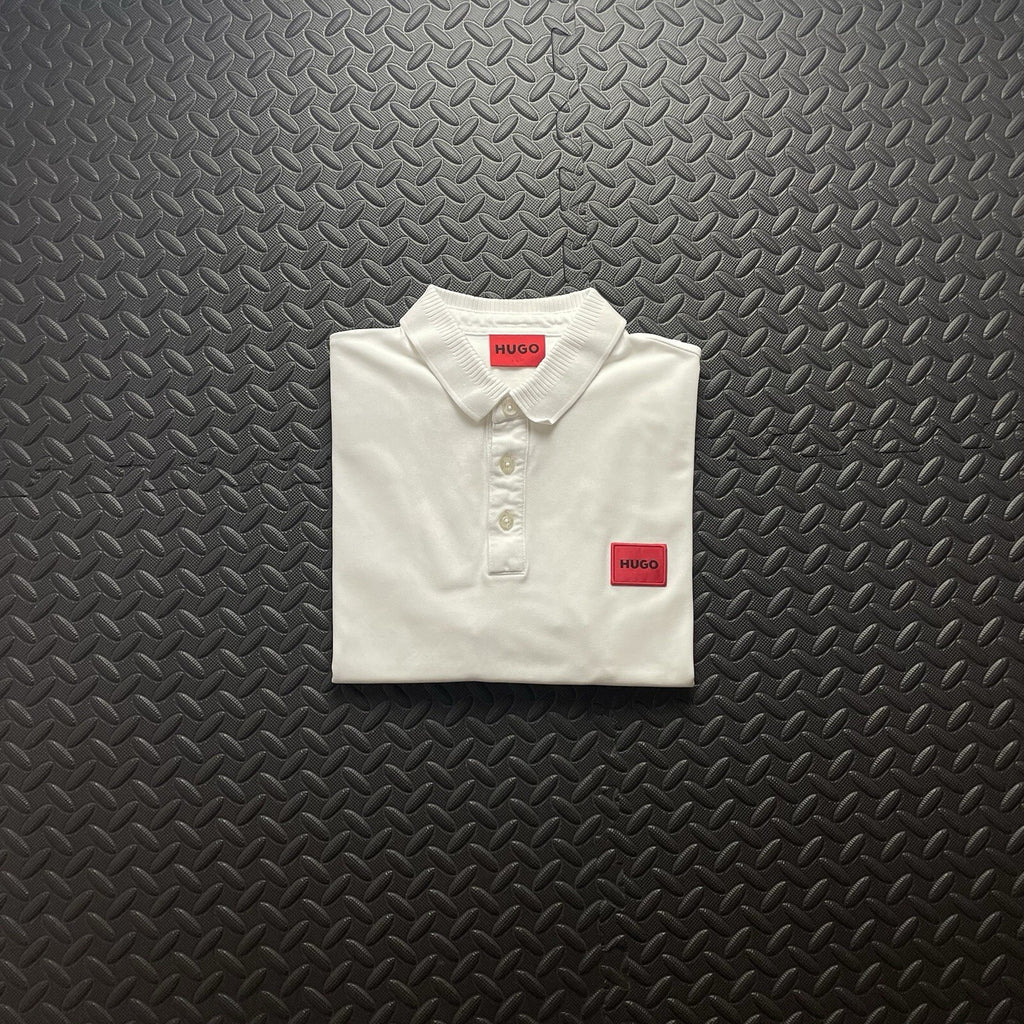 Hugo Boss White Polo Shirt | Men’s Slim Fit M / 3330