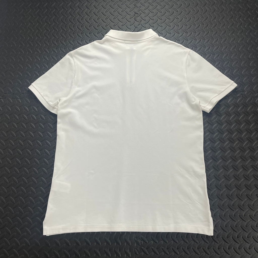 Ralph Lauren Quarter Zip Polo Shirt - White