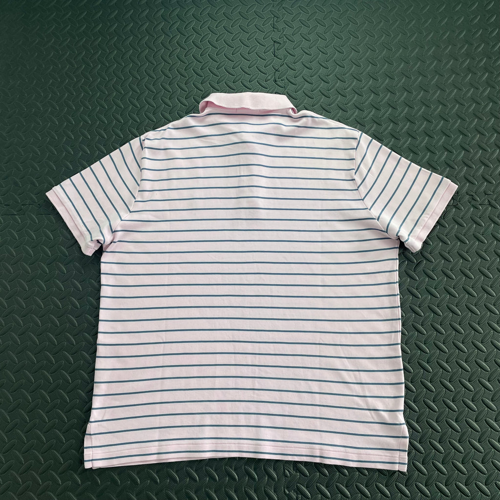 Ralph Lauren Striped Soft Cotton Polo Shirt - Pink
