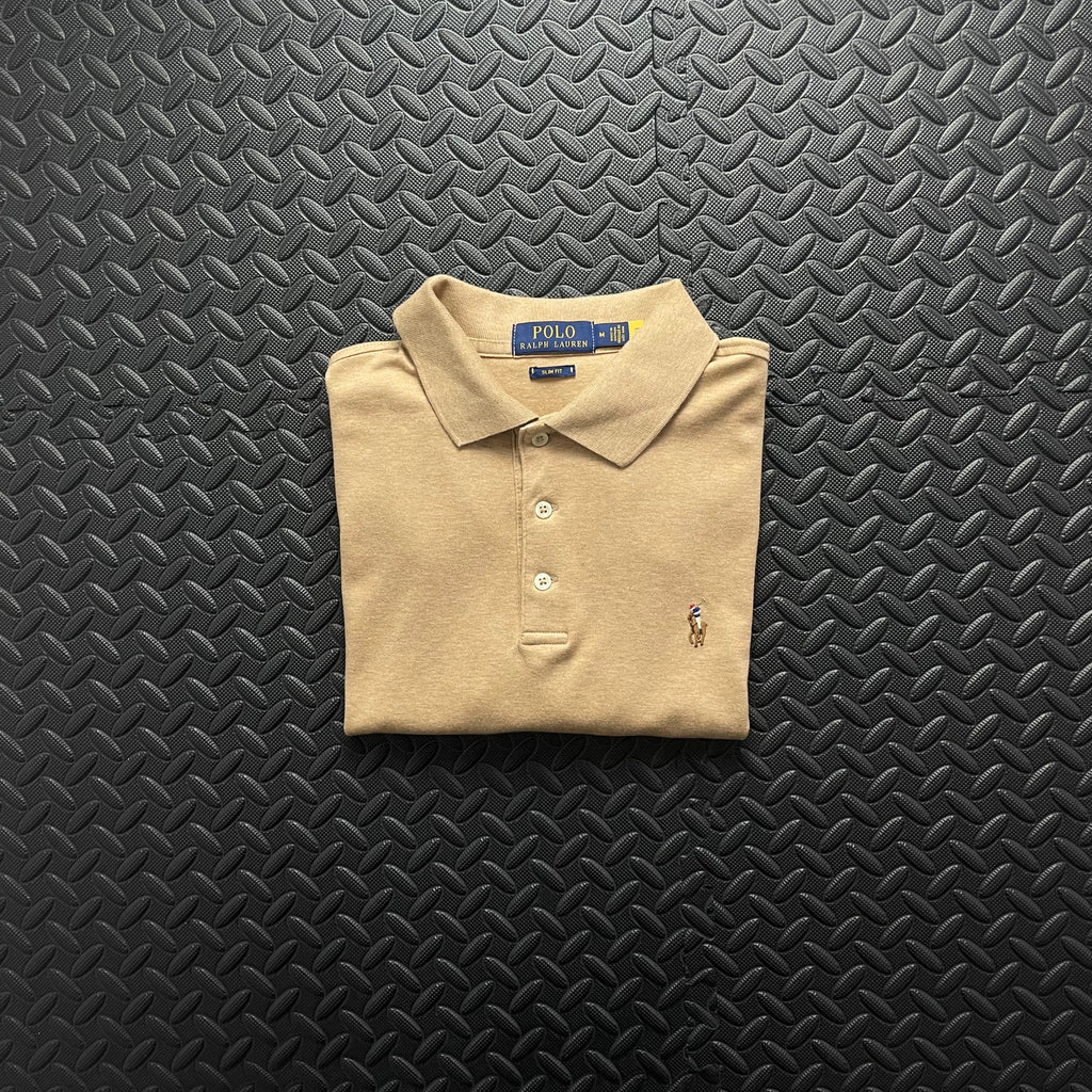 Ralph Lauren Soft Cotton Polo Shirt - Tan