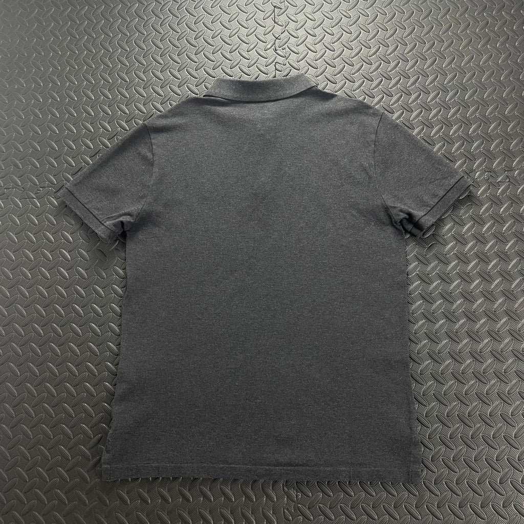 Ralph Lauren Quarter Zip Polo Shirt - Grey