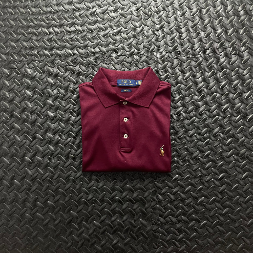 Ralph Lauren Soft Cotton Polo Shirt - Burgundy