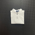Ralph Lauren Quarter Zip Polo Shirt - White