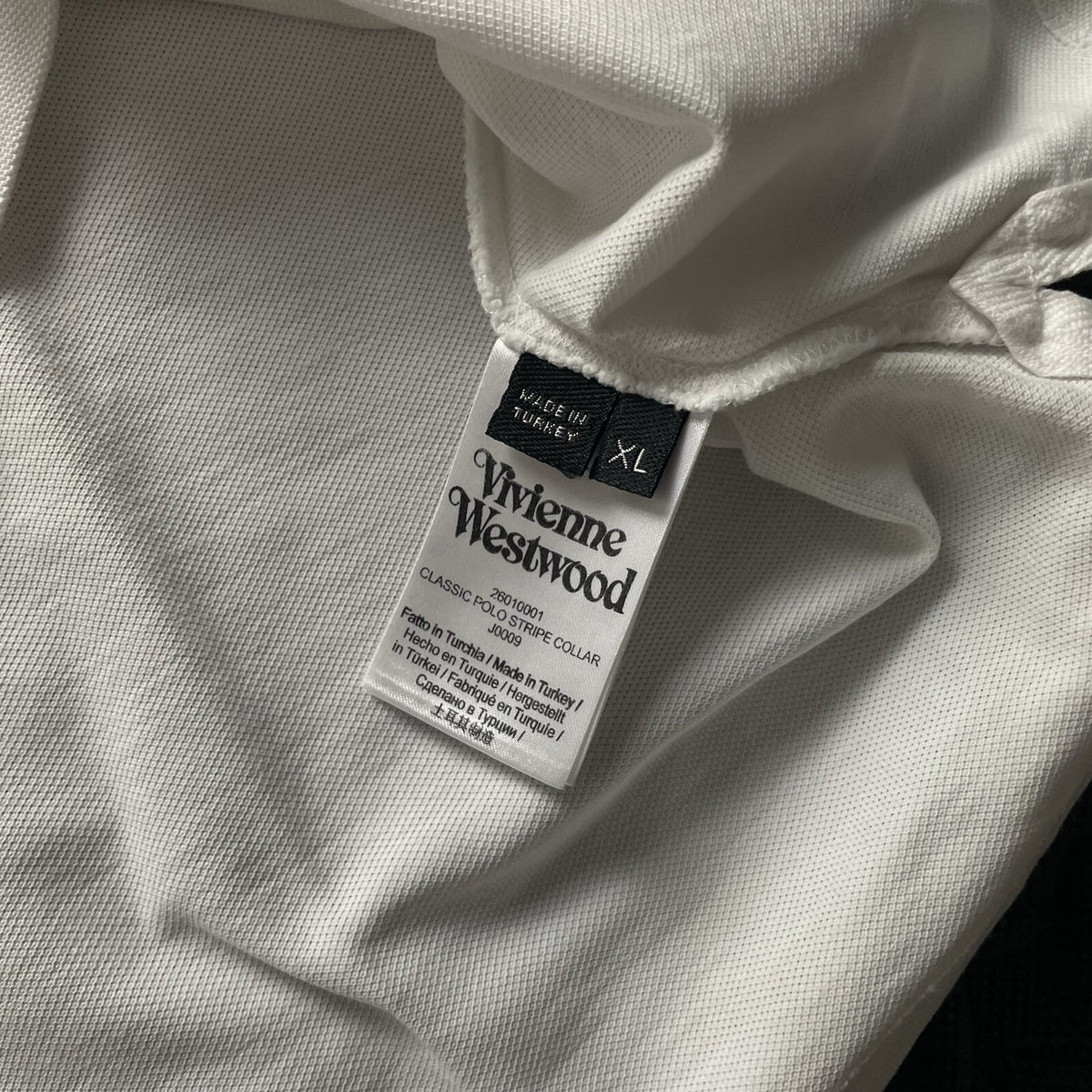 Vivienne Westwood White Polo Shirt | Men’s Slim Fit XL / 3303