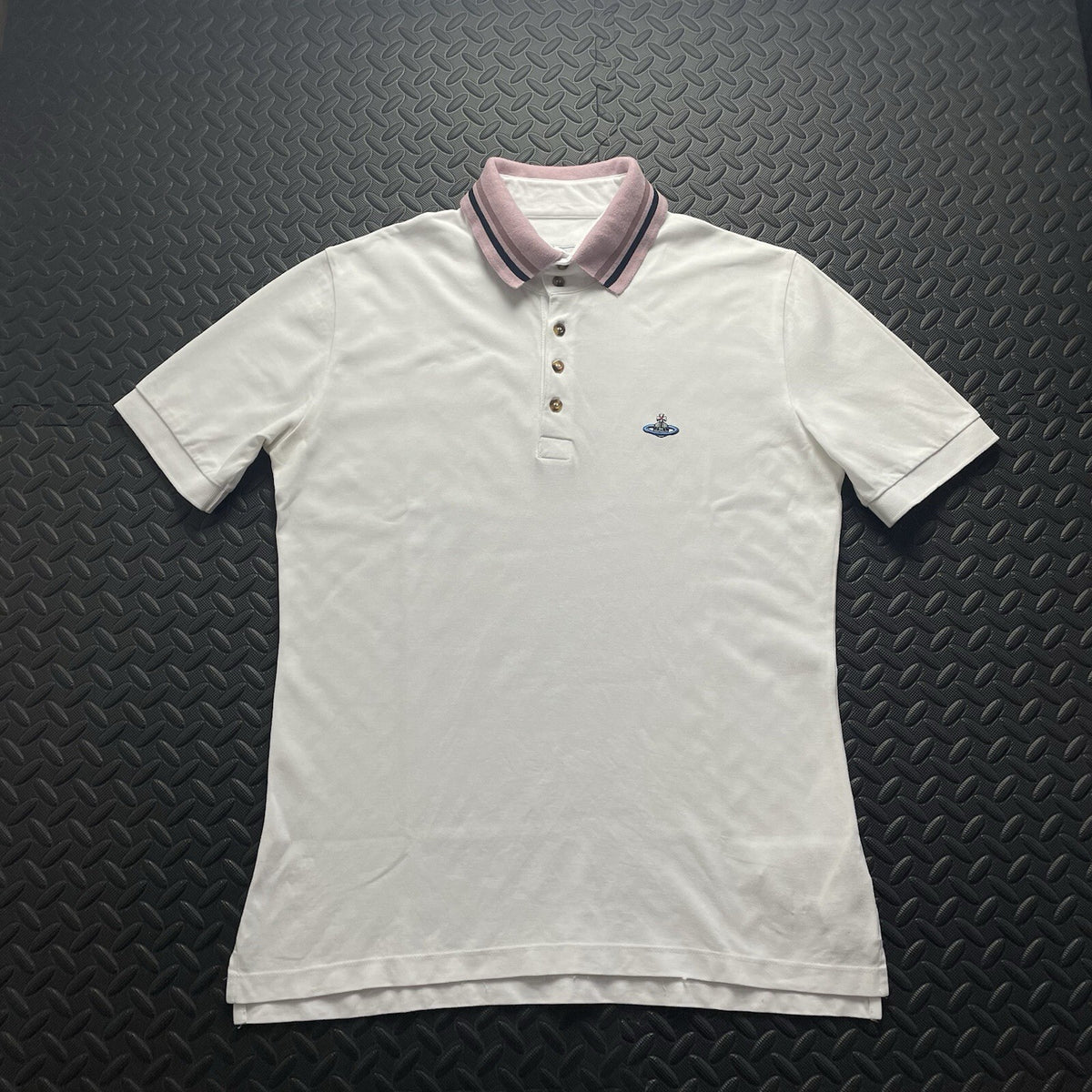 Vivienne Westwood White Polo Shirt | Men’s Slim Fit L / 2938