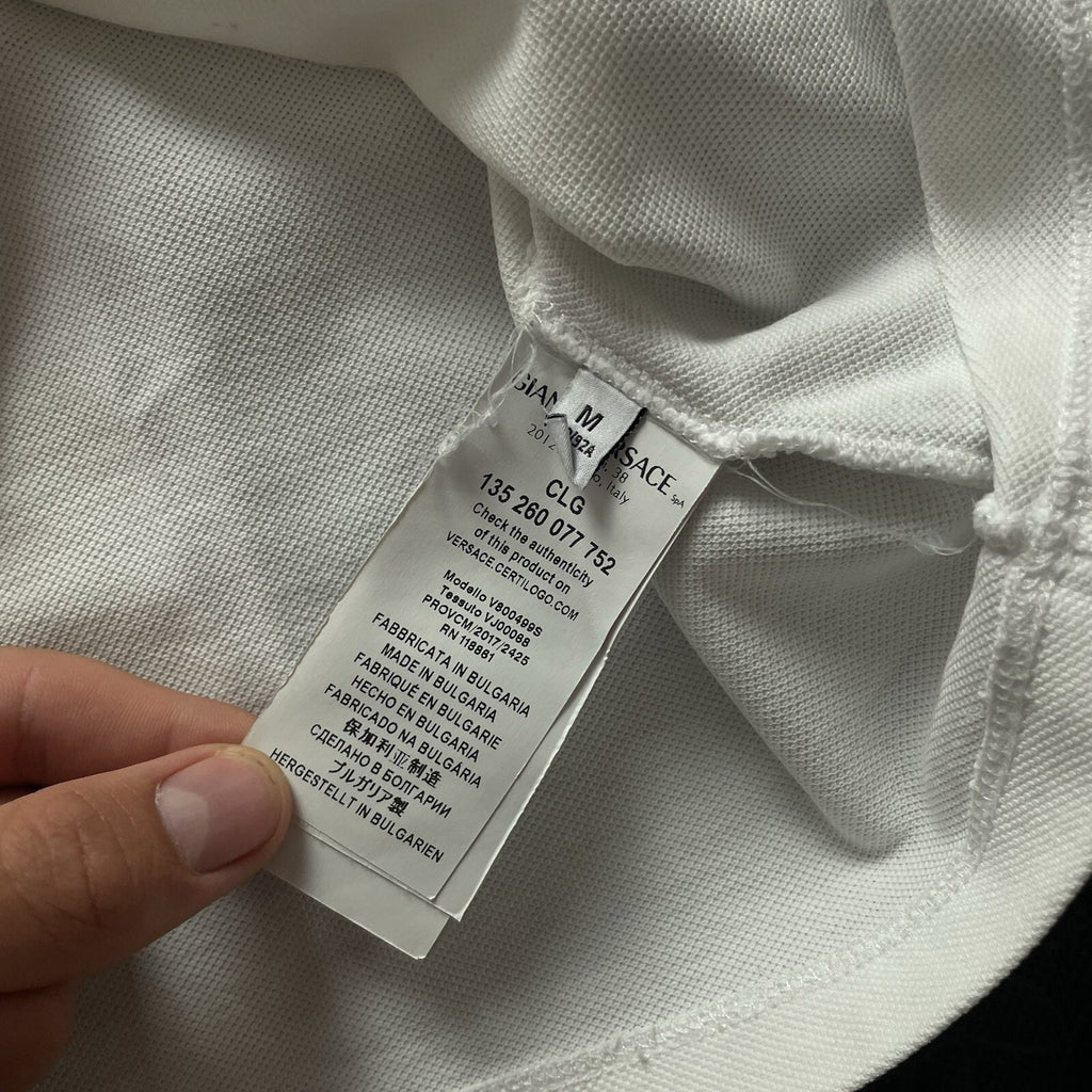 Versace White Polo Shirt | Men’s M / 3078