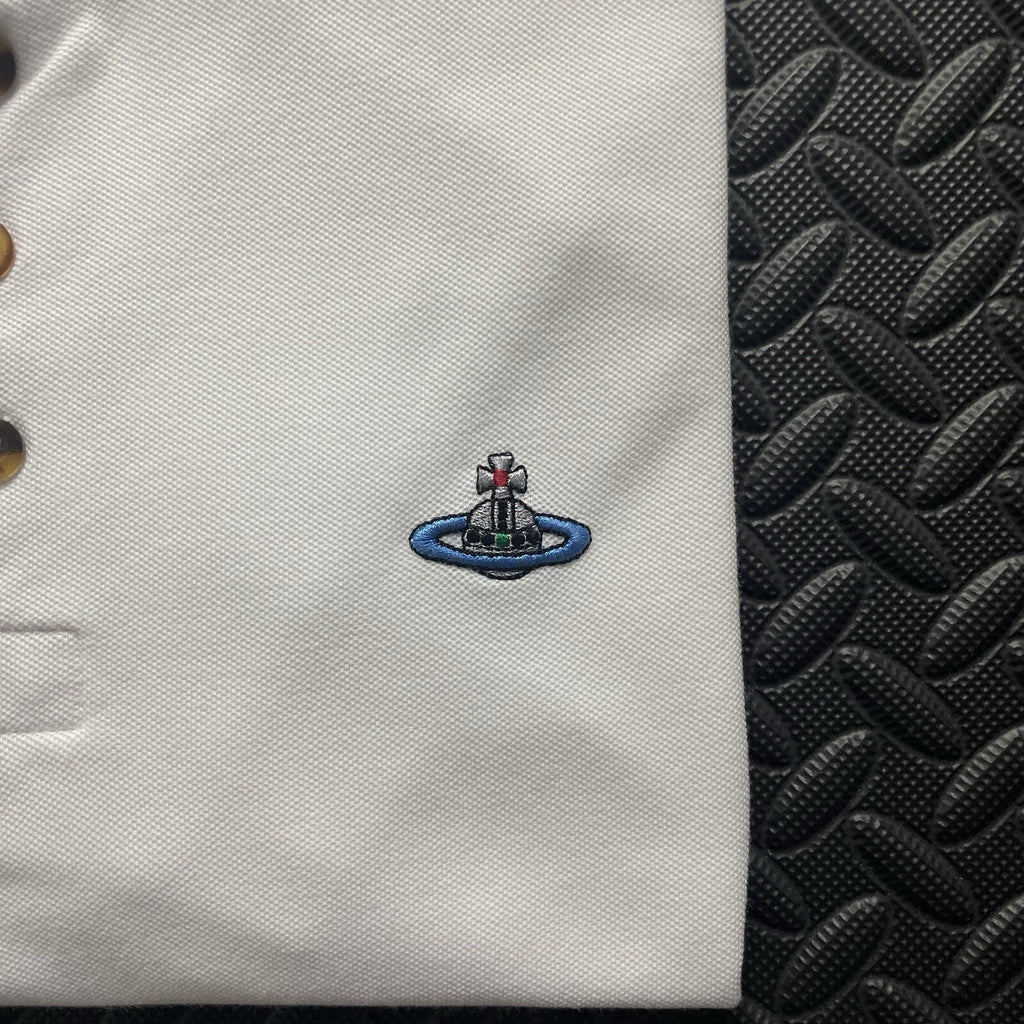 Vivienne Westwood White  Polo Shirt | Men’s Slim Fit M / 3228