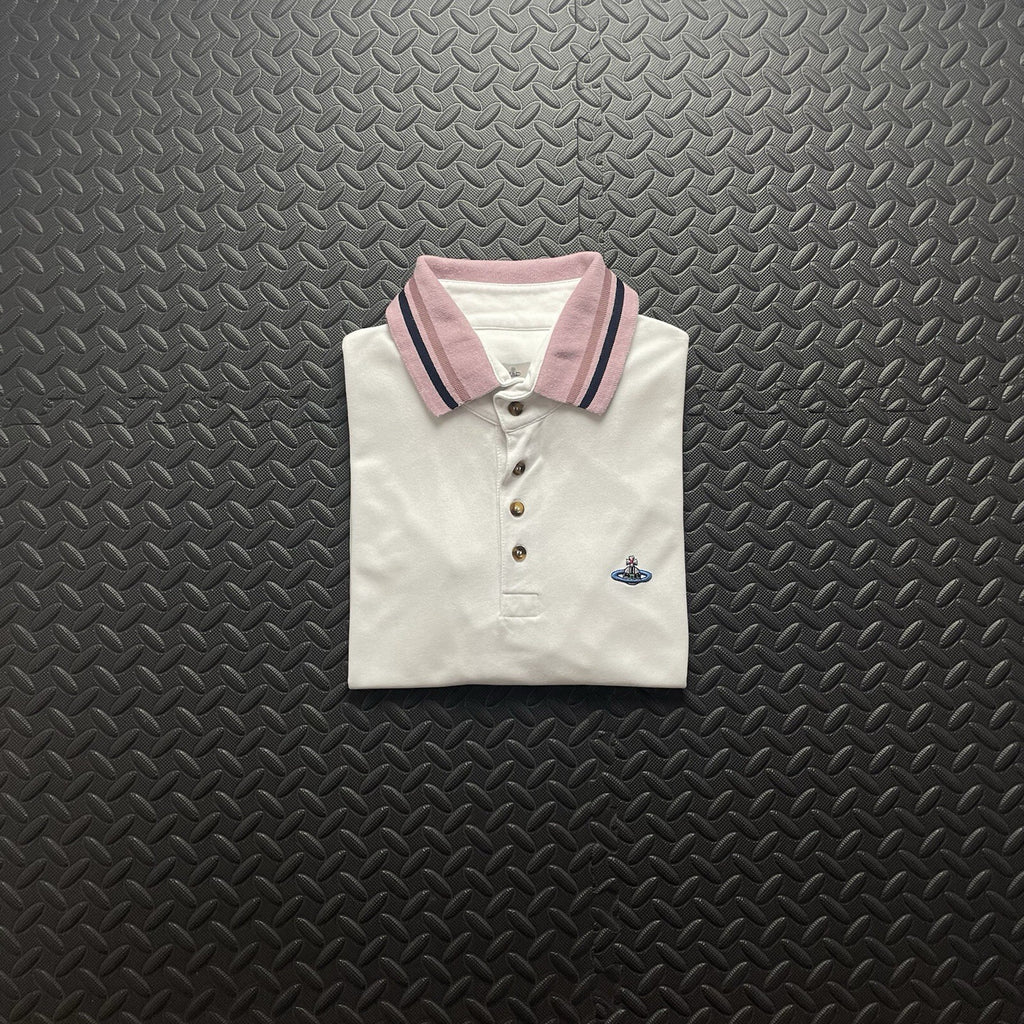 Vivienne Westwood White  Polo Shirt | Men’s Slim Fit M / 3228