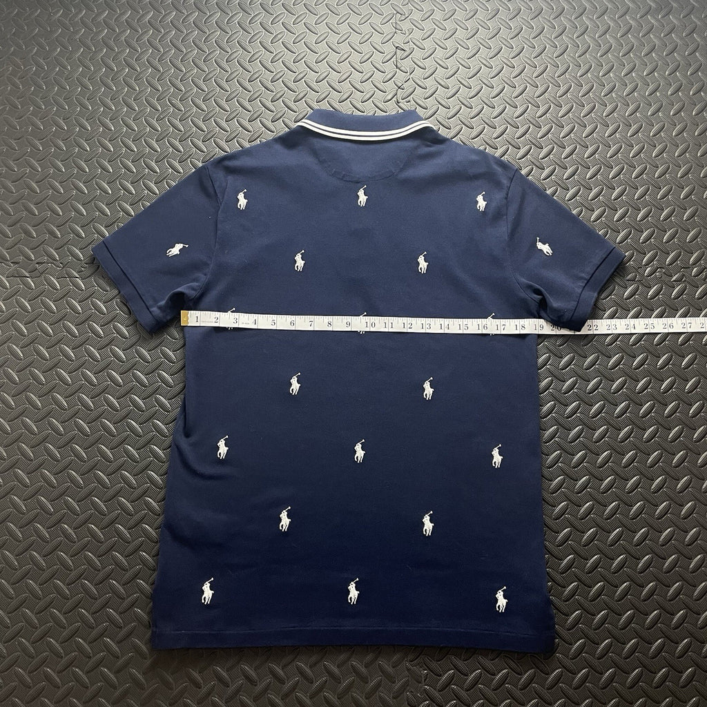 Ralph Lauren Navy Blue Polo Shirt | Men’s Slim Fit M