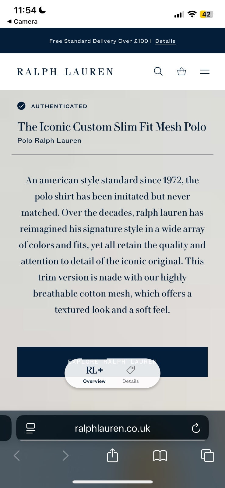 Ralph Lauren Rose Pink Polo Shirt | Men’s Custom Slim Fit M / 3439
