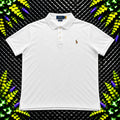Ralph Lauren White Polo Shirt | Men’s Slim Fit XL / 3816