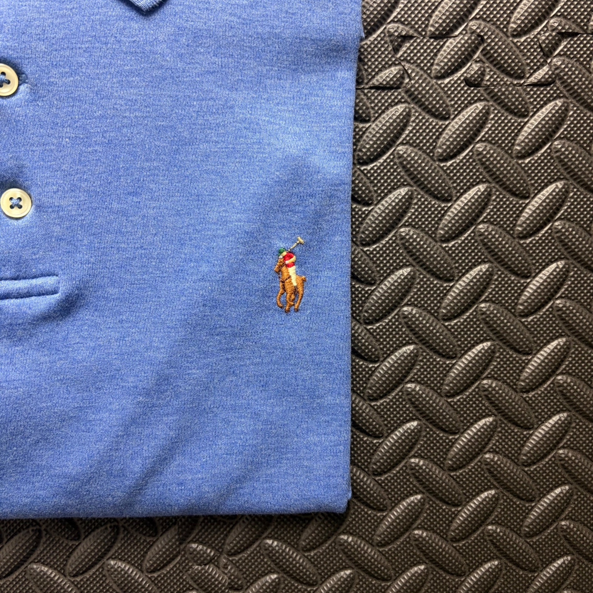Ralph Lauren Blue Polo Shirt | Men’s Slim Fit L / 3869