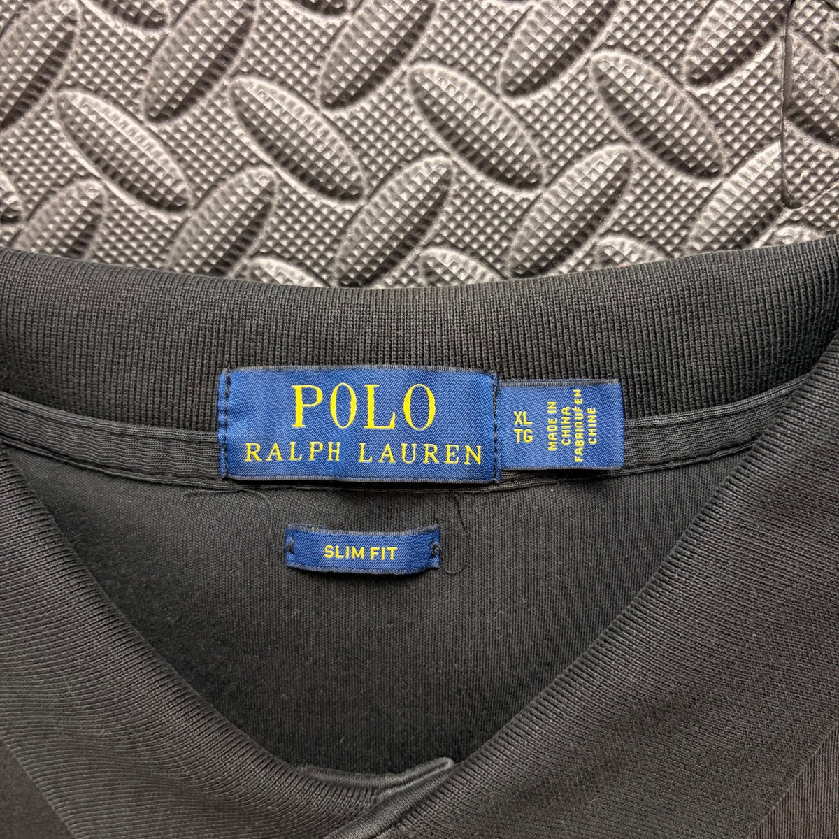 Ralph Lauren Black Polo Shirt | Men’s Slim Fit XL / 3832