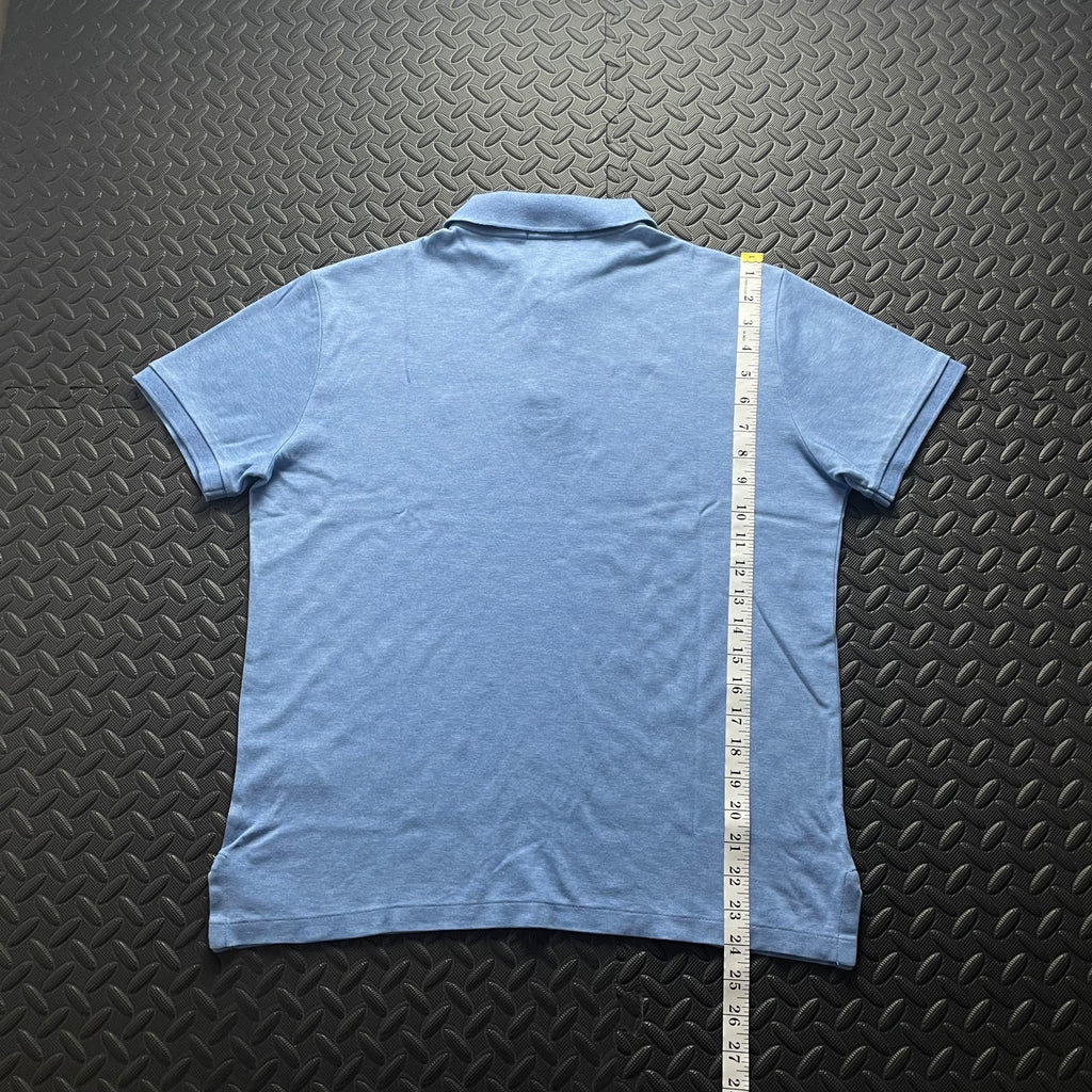 Ralph Lauren Light Blue Polo Shirt | Men’s Custom Slim Fit M / 3638