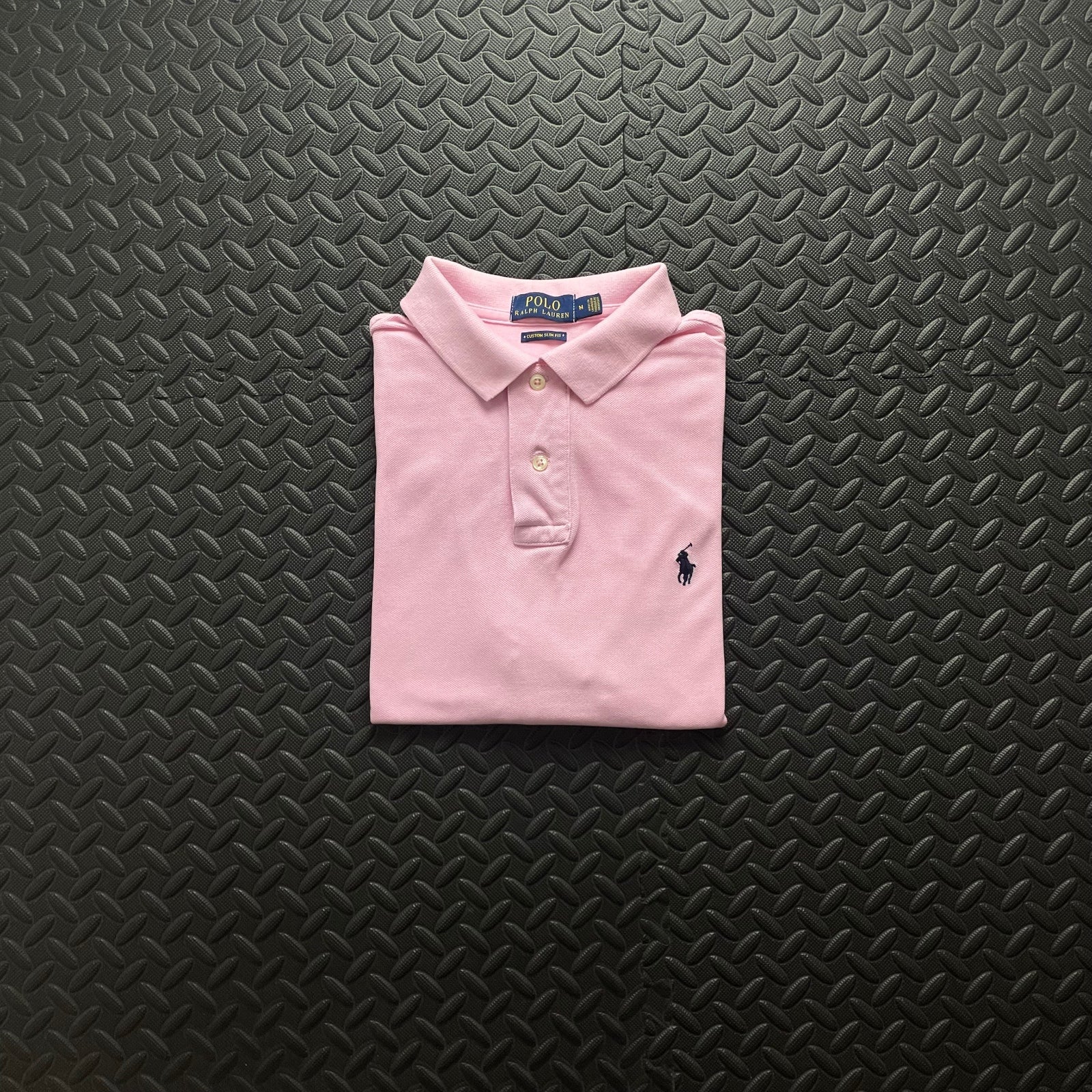 Ralph Lauren Rose Pink Polo Shirt | Men’s Custom Slim Fit M / 3440